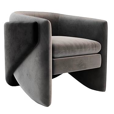 Modern and Sleek Thea Chair 3D model image 1 