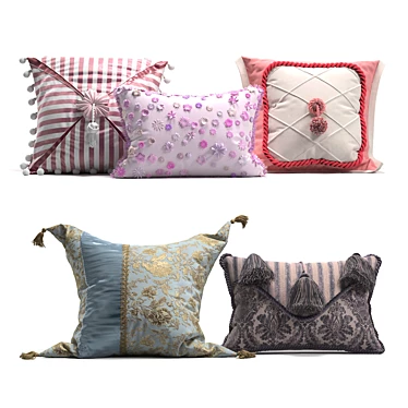 Cosy Cushion Collection 3D model image 1 