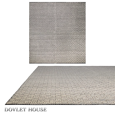 Luxury Wool Carpet - DOVLET HOUSE (art.16220) 3D model image 1 