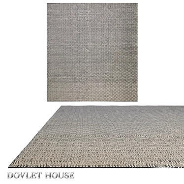 Title: Handmade Wool Rug: DOVLET HOUSE (art.16221) 3D model image 1 