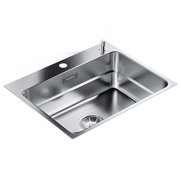 Blanco ETAGON 500-IF/A: Sleek and Functional Sink 3D model image 1 