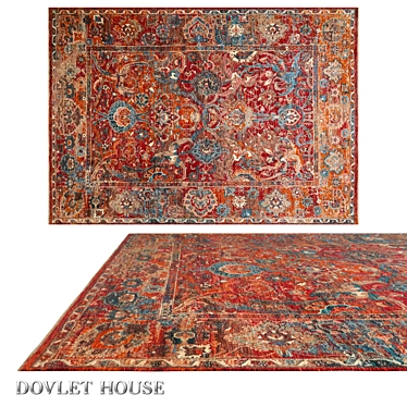 Luxury Wool Carpet - Dovlet House 3D model image 1 