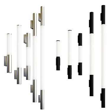 Sleek and Stylish LUMISTIK Wall Lamps 3D model image 1 