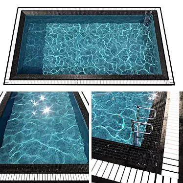 Crystal Clear Pool: VRAY & CORONA+FBX 3D model image 1 
