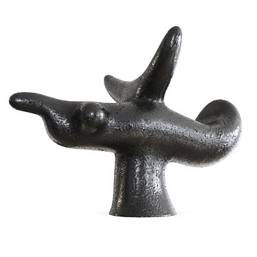 Joan Miro Solar Bird - Artistic Solar-Powered Statue 3D model image 1 