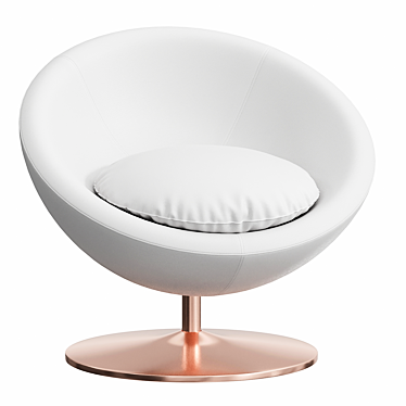 Modern Swivel Chair: Urban Outfitters Josey 3D model image 1 