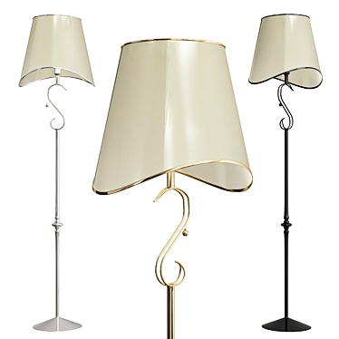 Sleek Hiper Lucy Floor Lamp 3D model image 1 