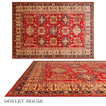 DOVLET HOUSE Wool Carpet (art.16228) 3D model image 1 