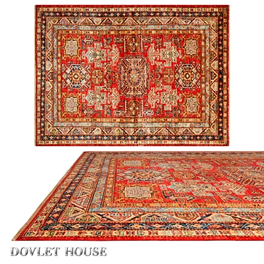 Title: DOVLET HOUSE Carpet (Art 16233) 3D model image 1 