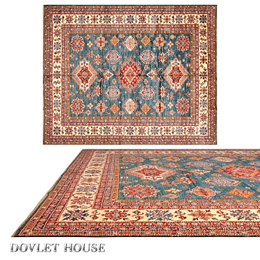 Title: Dovlet House Persian Wool Rug 3D model image 1 