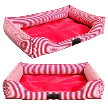 Cozy Pet Bed 3D model image 1 