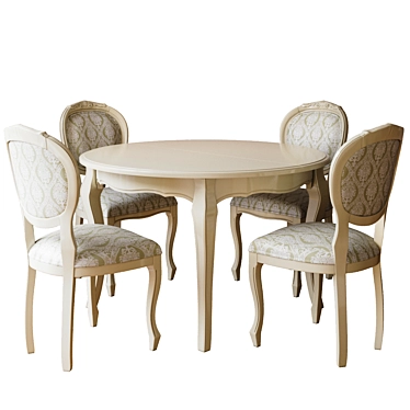 Cleopatra Collection: BUCZYNSKI Fixed Round Table 3D model image 1 