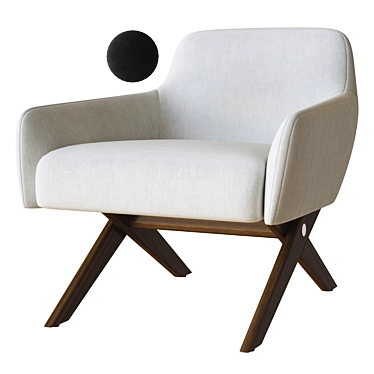  Poliform Marlon Armchair: Modern Elegance 3D model image 1 