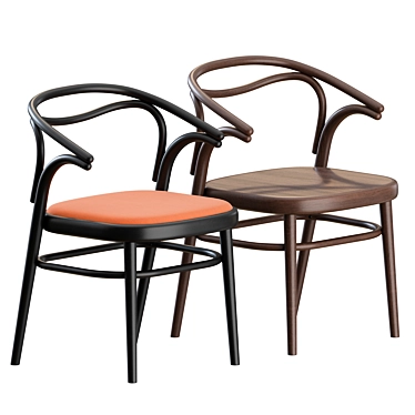 Classic Beaulieu Chair: Gebrueder Thonet Vienna 3D model image 1 