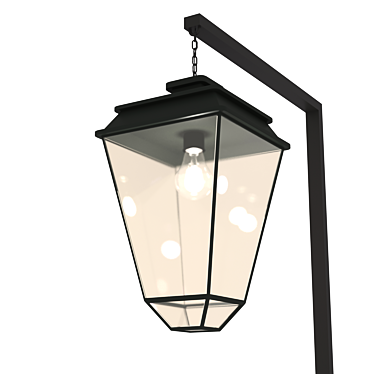 Designer Outdoor Street Lamp 3D model image 1 