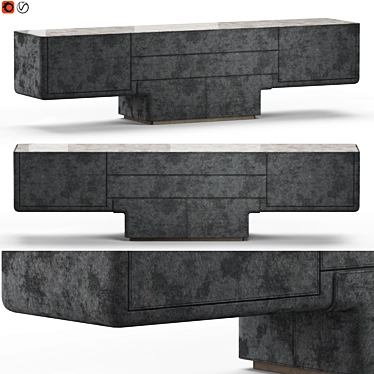 Elegant Longhi Do Sideboard 3D model image 1 