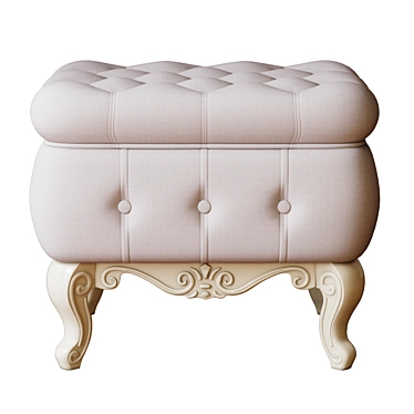 Buczynski Murry Pouf: Elegant and Versatile 3D model image 1 