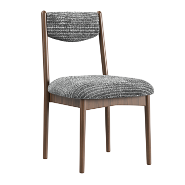 Elegant Vaquero Dining Chair 3D model image 1 