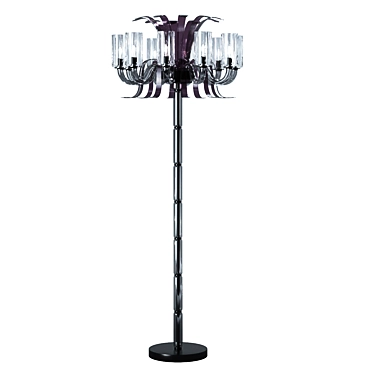 Murano Glass Leonardo Floor Lamp 3D model image 1 