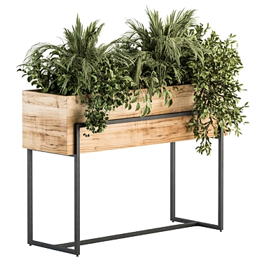 Natural Greenery: Indoor Plant Set 3D model image 1 