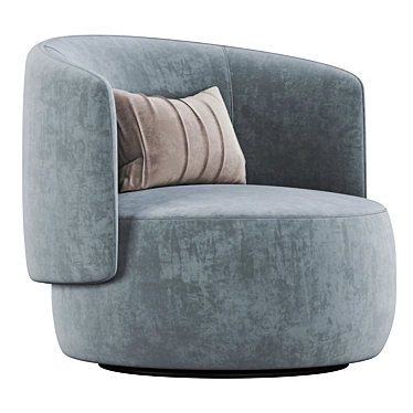 Elegant Swivel Chair - Jane 3D model image 1 