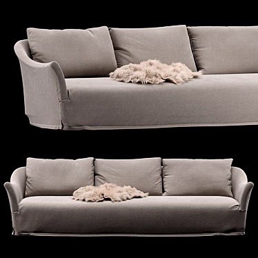 Elegant Classic Sofa: Oliver Gustav 3D model image 1 