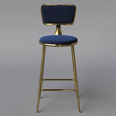 Ber&Ba Bar Chair - Stylish and Sturdy 3D model image 1 