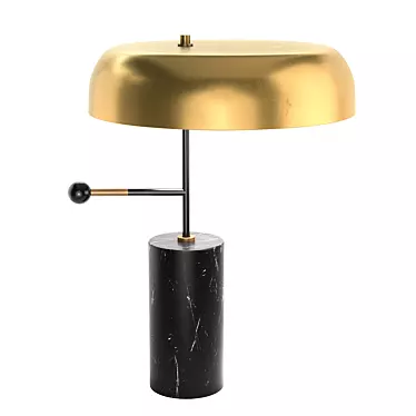 Elegant Stoltz Marble Table Lamp 3D model image 1 