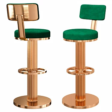 Customizable One Prive Atlas Bar Stool 3D model image 1 