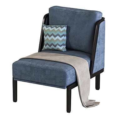 Regal Lounge Chair 3D model image 1 