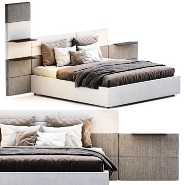 Felis Sommy Big: Modern Cat Bed for Ultimate Comfort 3D model image 1 