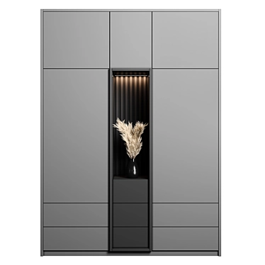 Modular Cabinet: Versatile Storage Solution 3D model image 1 