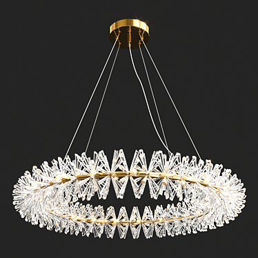 Elegant Beatrix Chandelier: A Stunning Lighting Statement 3D model image 1 