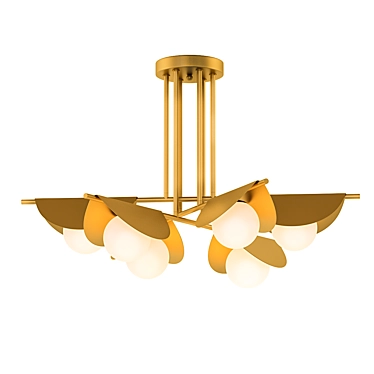 Divine Light Hanging Chandelier 3D model image 1 