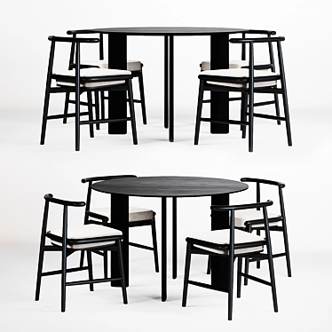 Emilia Chair Carlotta Alta Table Dining Set