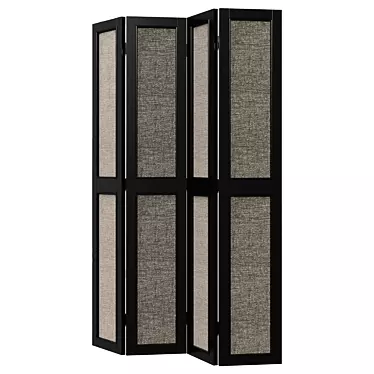 Elegant Folding Screen - Julianne 3D model image 1 