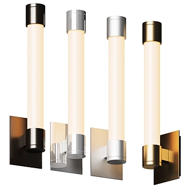 Sophisticated Zenith Wall Sconce 3D model image 1 