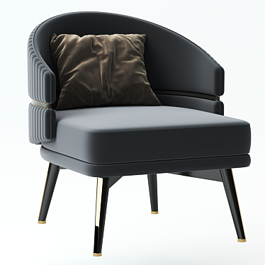 Modern Billy Armchair: Stylish Comfort 3D model image 1 