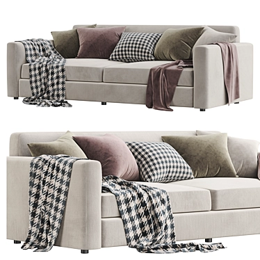 Contemporary Rendezvous Sofa - 2017 Design 3D model image 1 