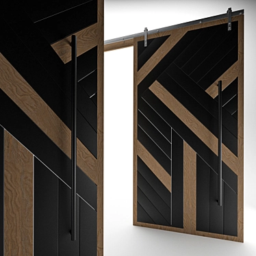 Contemporary Door Design 3D model image 1 