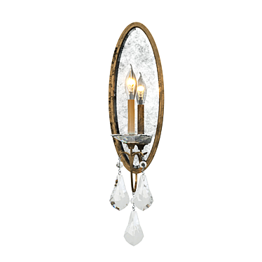 Elegant Valentina Wall Lamp 3D model image 1 