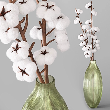 Cotton Bouquet 2015 3D model image 1 