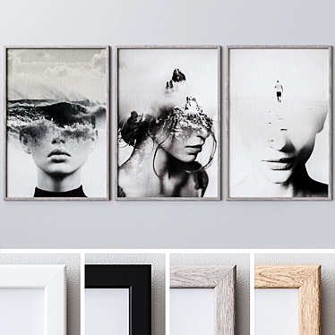 Elevate your walls with 1705 Wall Art 3D model image 1 
