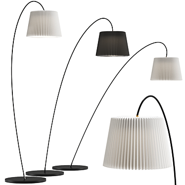 Snowdrop Model: Elegant Le Klint Floor Lamp 3D model image 1 