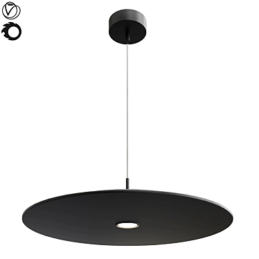 EUREKA: Stylishly Designed Ø35 cm Lamp 3D model image 1 