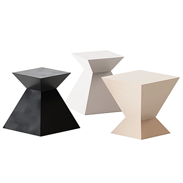 Elegant Ditto Side Tables by JANUS 3D model image 1 