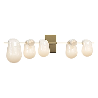 Impressive Catch Wall Lamp 3D model image 1 