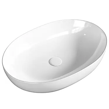Sleek Washbasin: BelBagno BB1348 3D model image 1 