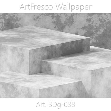 Seamless 3D ArtFresco Wallpaper 3D model image 1 