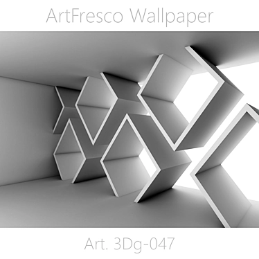 Title: ArtFresco Seamless 3D Photo Wallpaper - Stunning Design 3D model image 1 